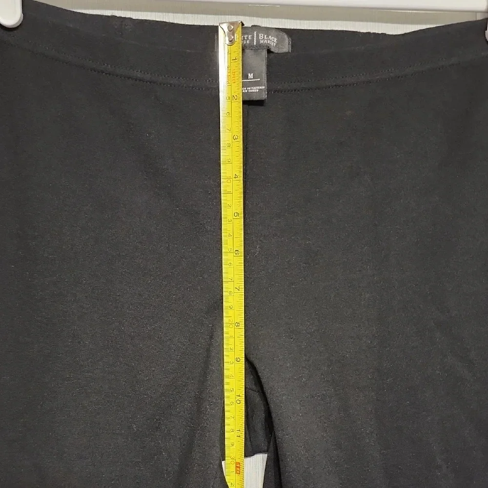 White House Black Market Split Ankle Black Leggings